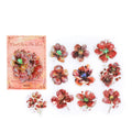 20 Pcs Gilded Flora PET Stickers FHZS03