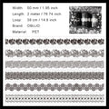 6 Rolls Lace PET Tape Set QMHY