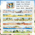 6 Rolls Landscape PET Tapes Set FSWHT