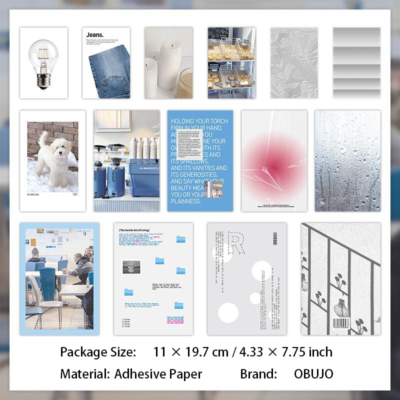 15 Pcs Aesthetic Journal Stickers SHYSJ