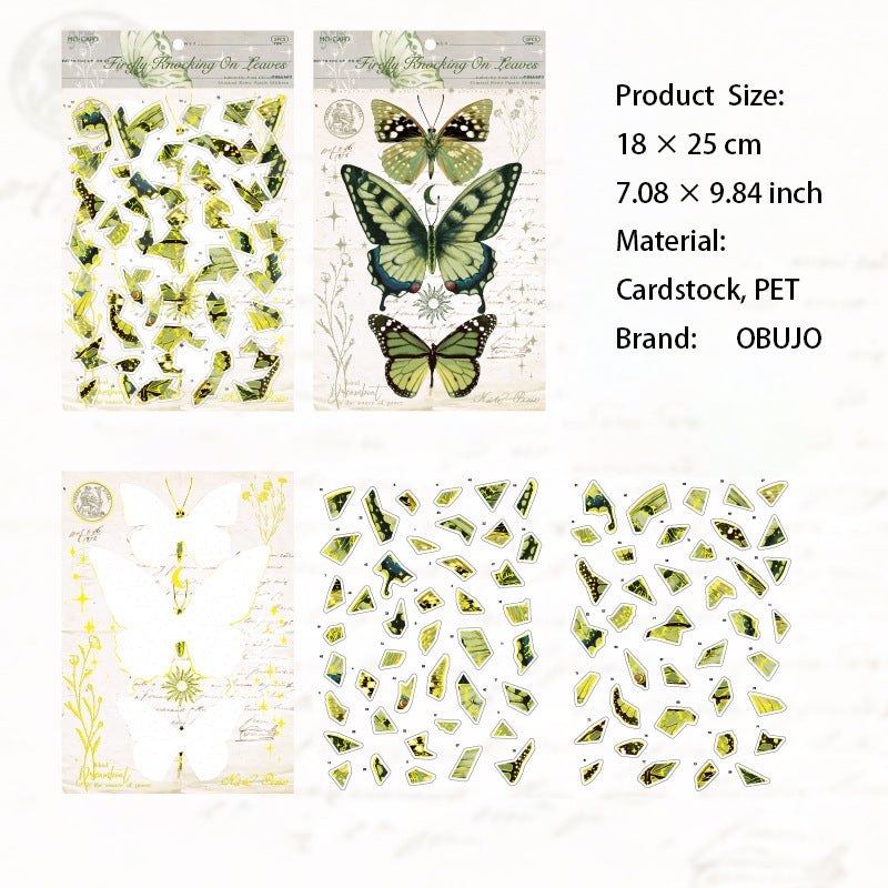 Buttefly Theme Diy Puzzle  Stickers HDYJ