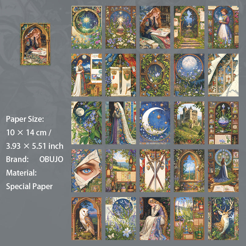 50 Sheets Fantasy Journal Paper ZJTHL