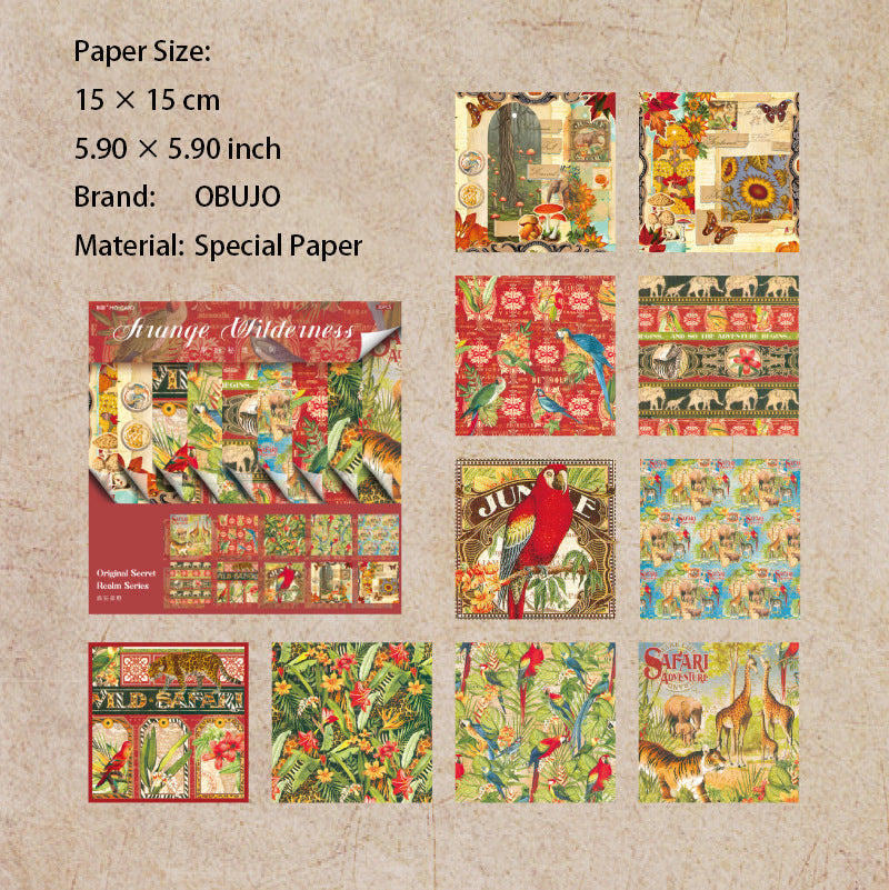 30 Pcs Wild Animal Paper Pad YSMJ