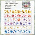 6 Rolls Flowers PET Stickers Tapes Set RRZX
