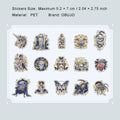 30 Pcs Undead Theme PET Stickers WLXQ