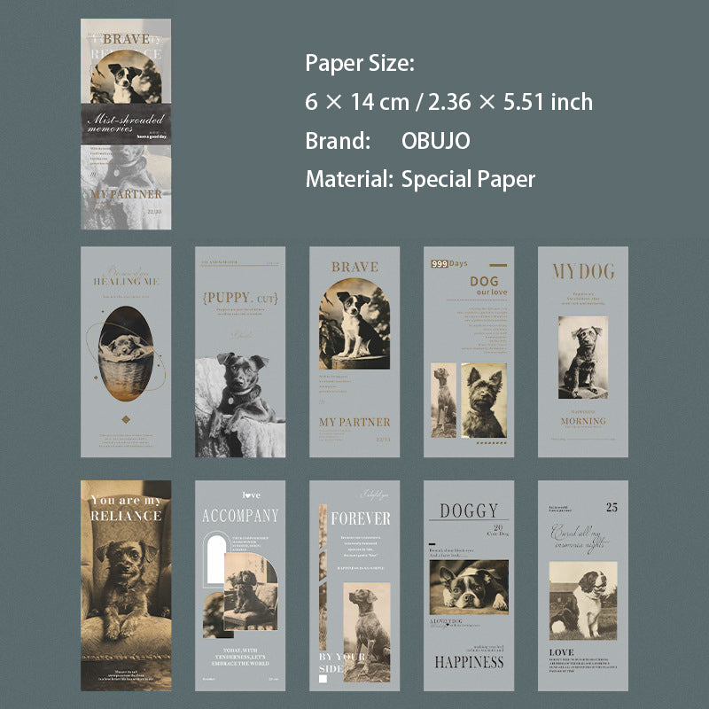 20 Pcs Vintage Junk Jouanrl Paper WYWS