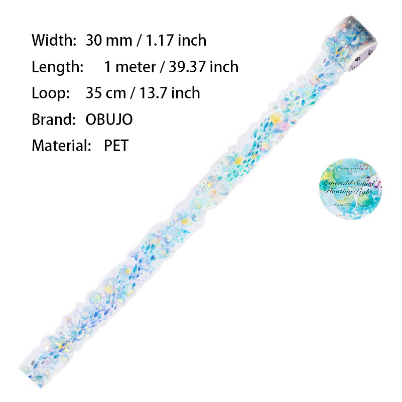 1 Roll Shell Light Bubble PET Tape FGMJ