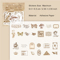 25 Pc Vintage Journal Stickers JNYJ