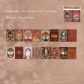 16 Pcs Vintage Scrapbook Bakcground Paper SJSY