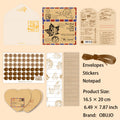 Love Themed Envelope and Stickers Kit 52CAN