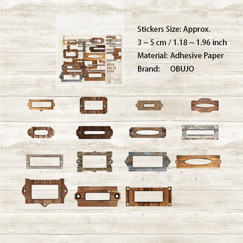 30 Pcs Vintage Texture Junk Journal Stickers FGDAS