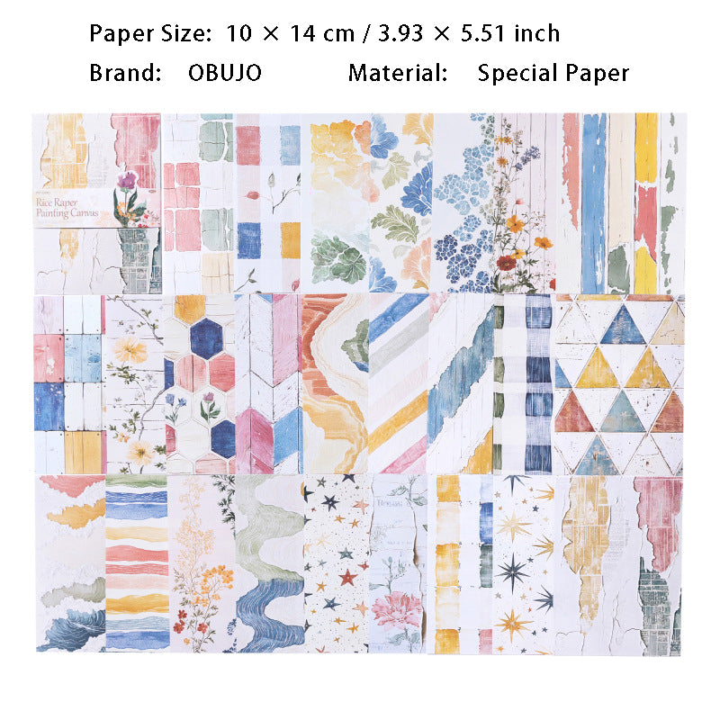 50 Sheets Watercolor Art Journal Paper YRHL