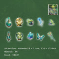 20 Pcs Maigc Theme PET Stickers MFSK