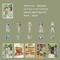 15 Pcs Childhood Daily PET Stickers XJDYT