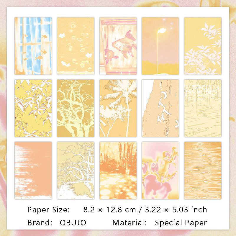 15 Sheets Fatansy Journal Paper SJHX