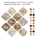 40 Pcs Floral Envelope and Wax Seal Stickers XFZY