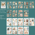 18 Sheets Baking Dinner Theme Stickers Book YXYK