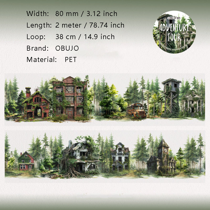 1 Roll Green Forest PET Tape NWSL