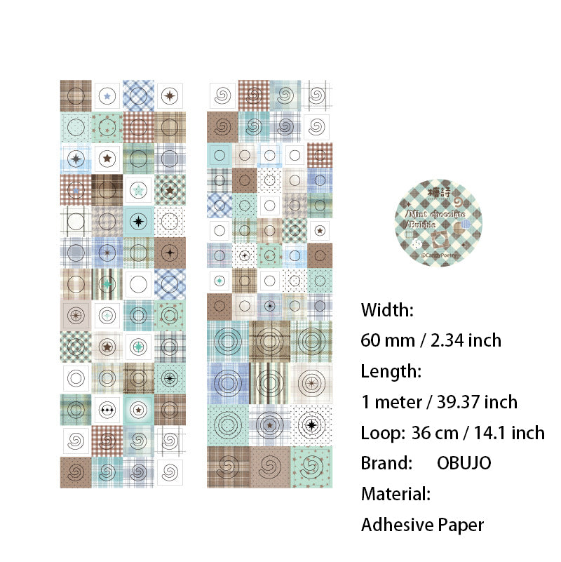 1 Roll Cute Planner Stickers Tape JCSCZ