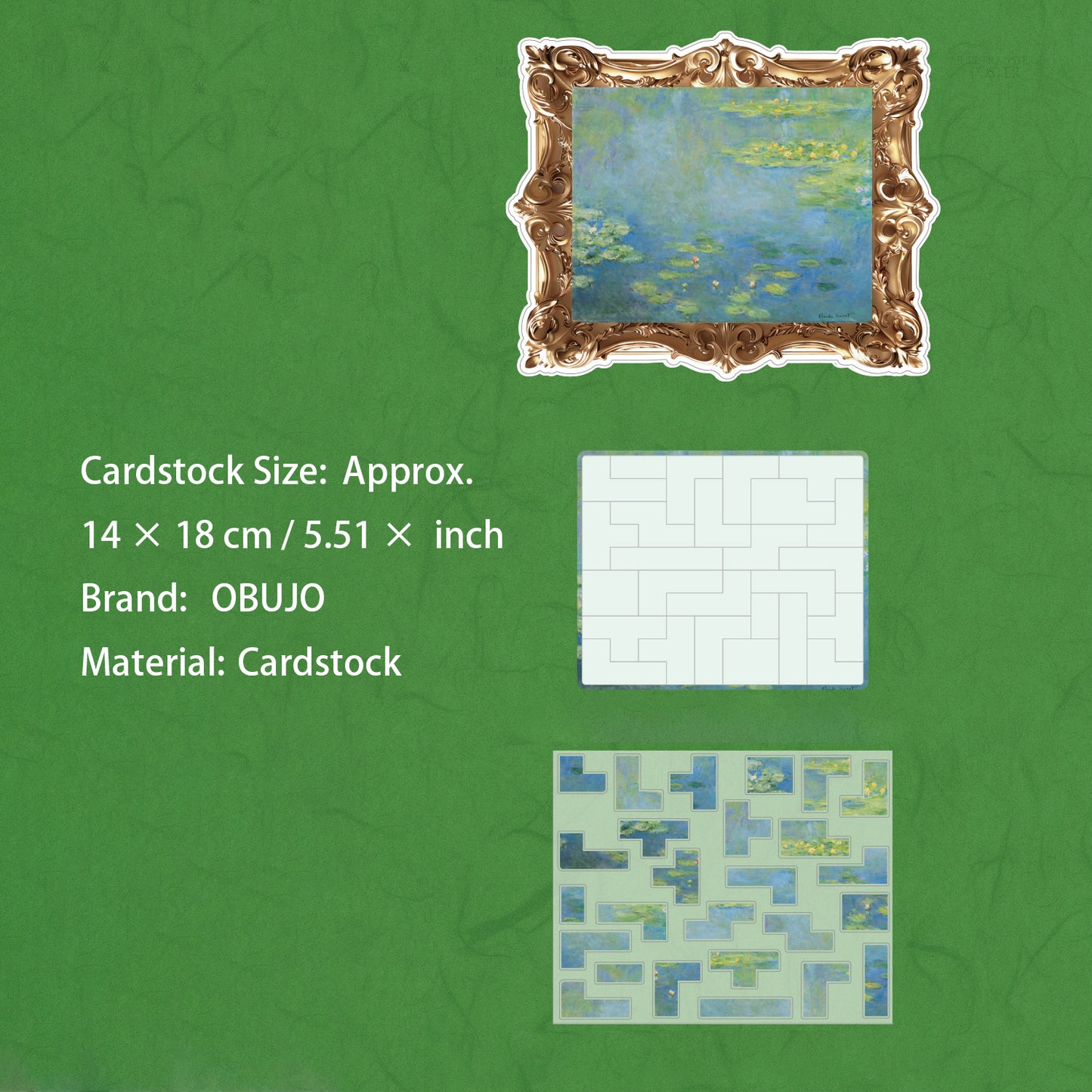 Famous Painting Puzzle DIY Stickers SJMHZ