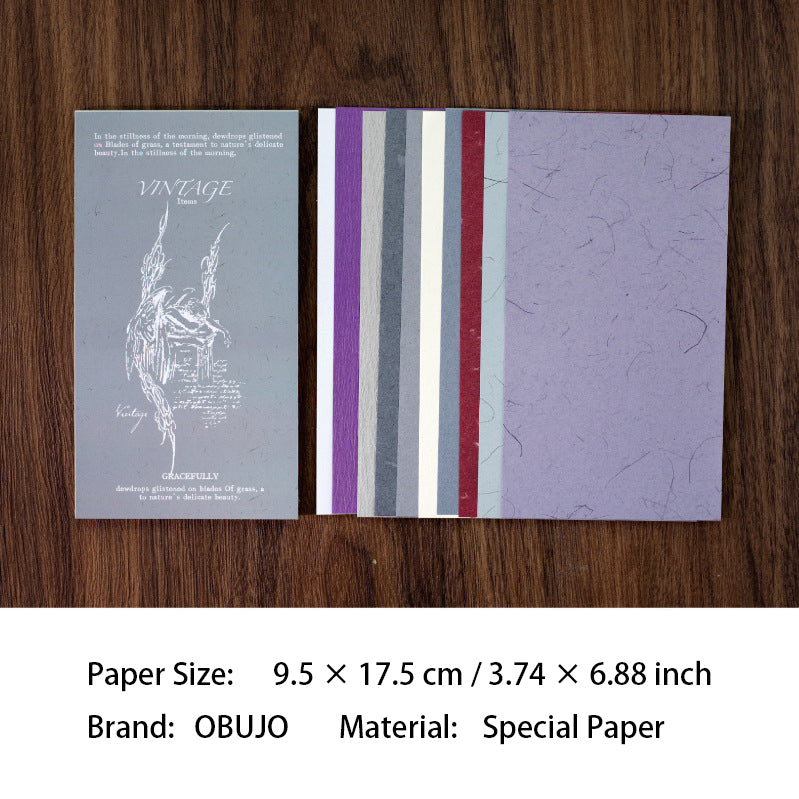 30 Sheets Basic Vintage Journal Paper HWMJ