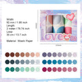 6 Rolls Morandi Dot Washi Plannrr Stickers Tape LMXC