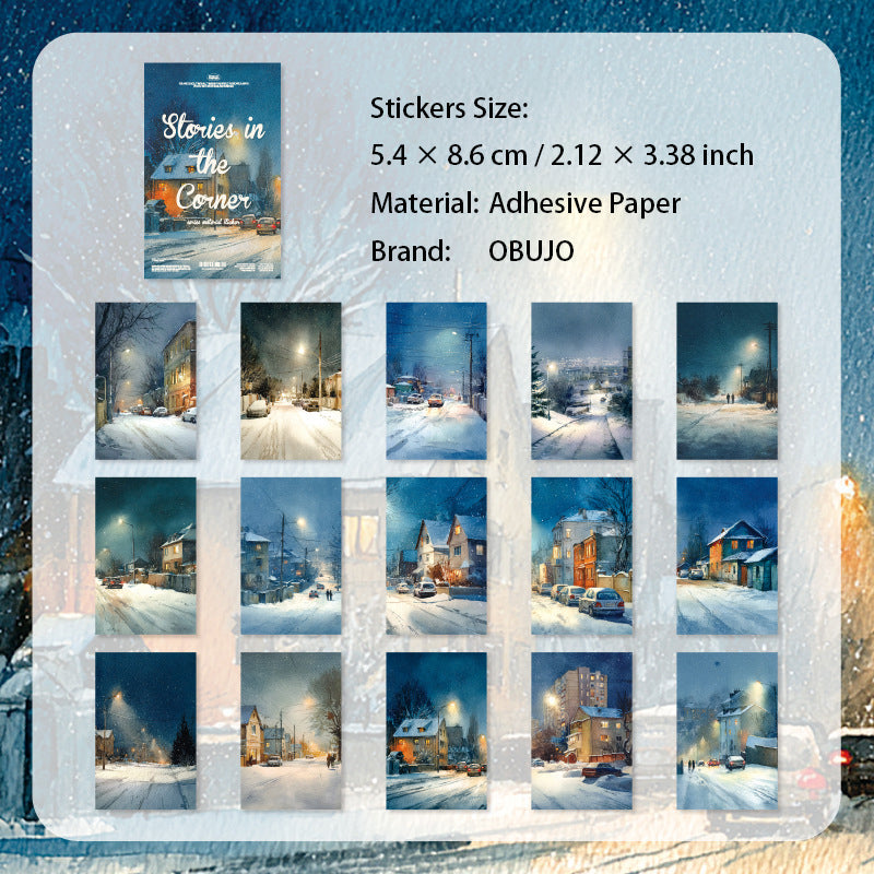 30 Sheets Street Landscape Journal Stickers JLLGS