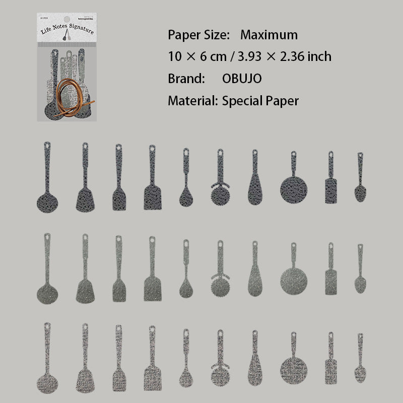 30 Pcs Creative Notepad Paper BQSHXJ