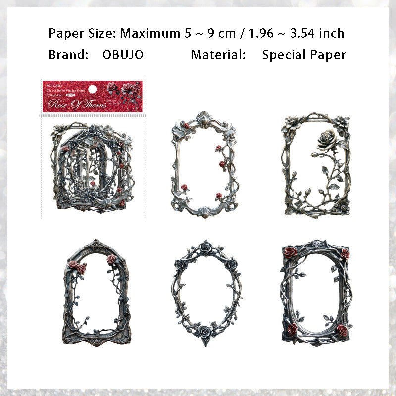 20 Pcs Sliver Frame Paper YSGY