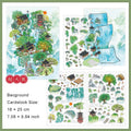 Classsic 3D Landscape Sence Stickers Kit SZSS