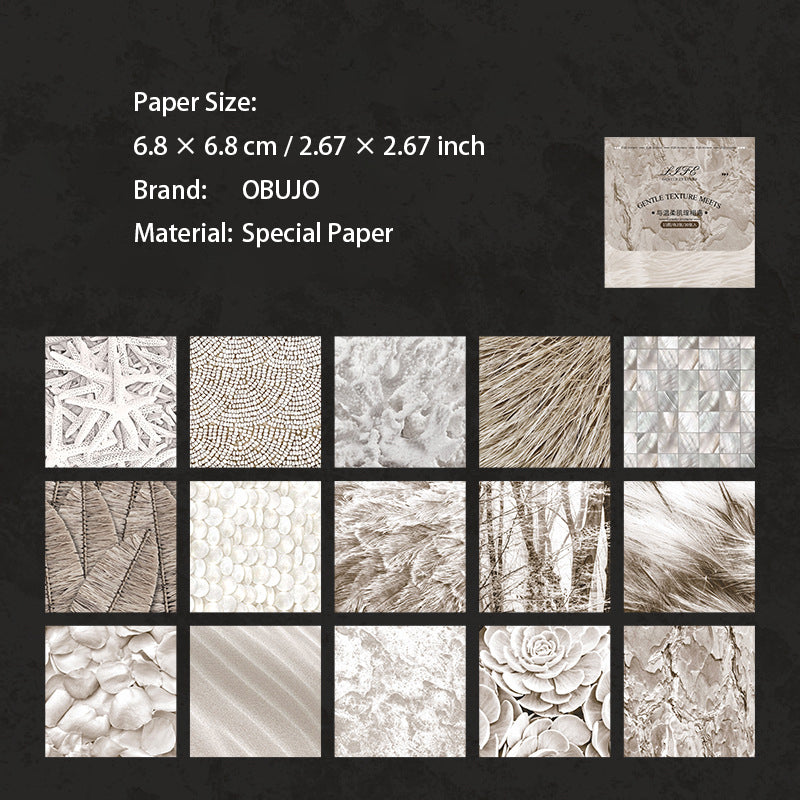 30 Sheets Natural Texture Paper Pad WRJL