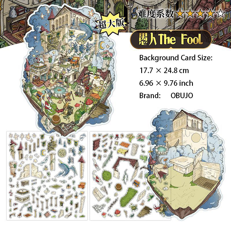 3D Magic House Sence DIY Stickers Kit WDXW14