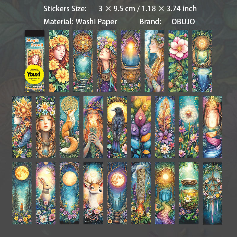 50 Pcs Magic Theme Washi Stickers MHHJ
