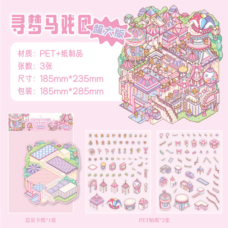 3D Scene DIY Stickers Kit KPBL