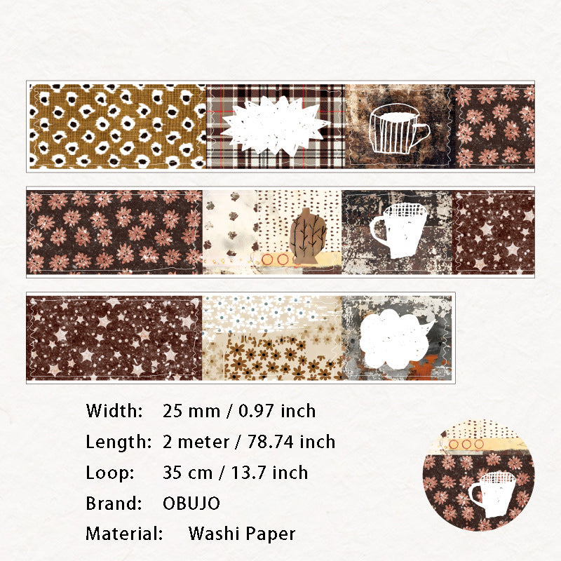 1 Roll Creative Washi Stickers Tape WXPJ