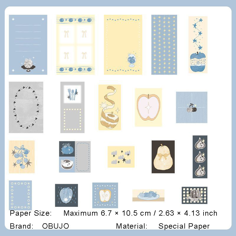 40 Pcs Vintage Scrapbook Paper MJCZ