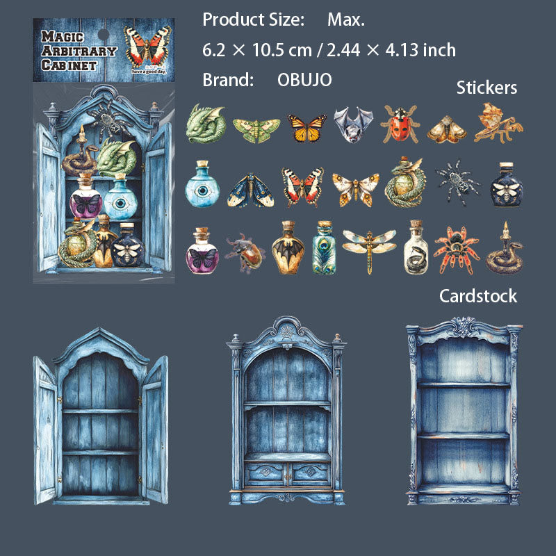 25 Pcs Magic Shelf DIY Stickers RYMFG