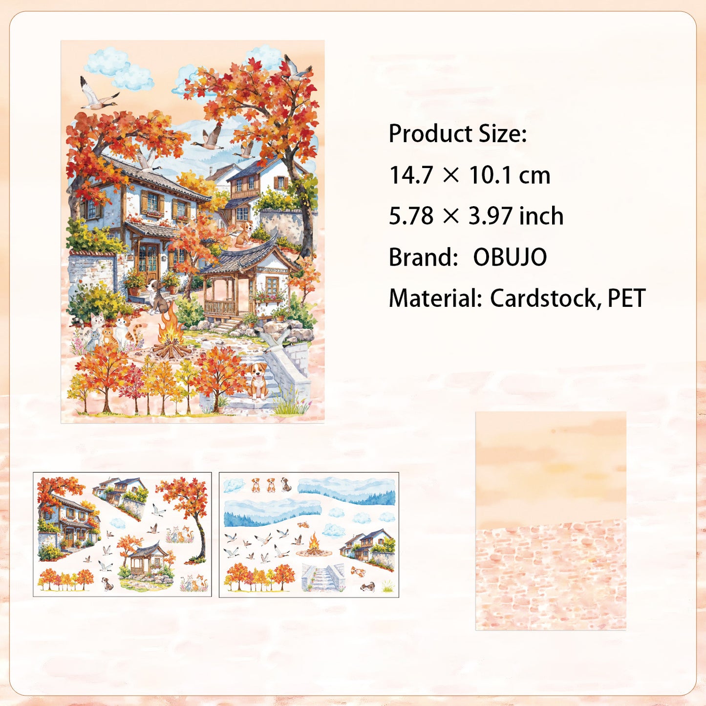 Yard Scene DIY Stickers Kit FHSJ