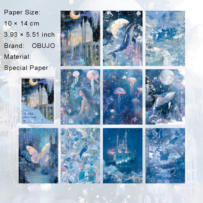 30 Pcs Fanatsy Scrapbook Paper RMSH
