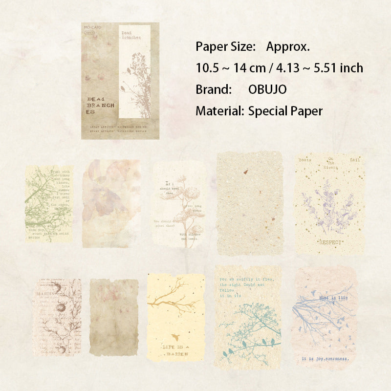 20 Pcs Vintage Junk Journal Paper DYSJ