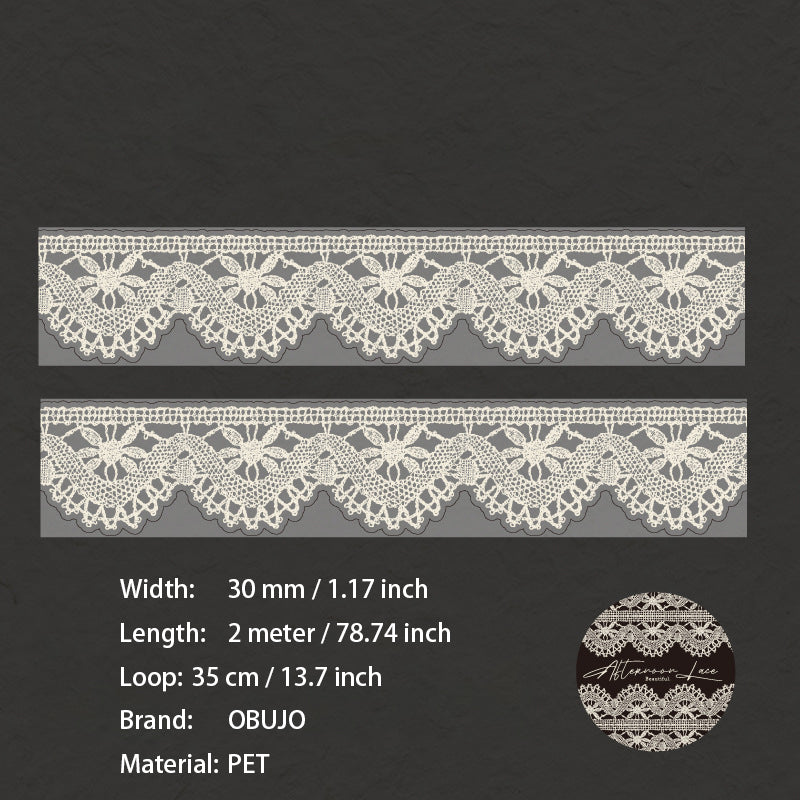 1 Roll Vintage Lace PET Tape WHLS