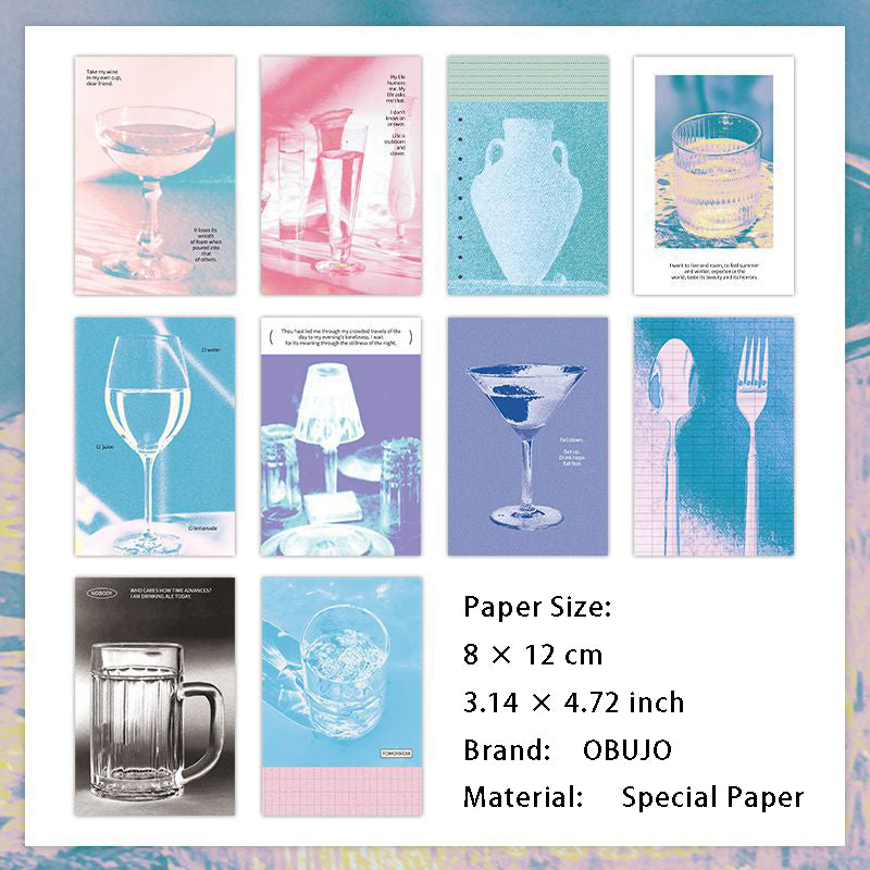 10 Pcs Aesthetic  Journal Paper MRJJ