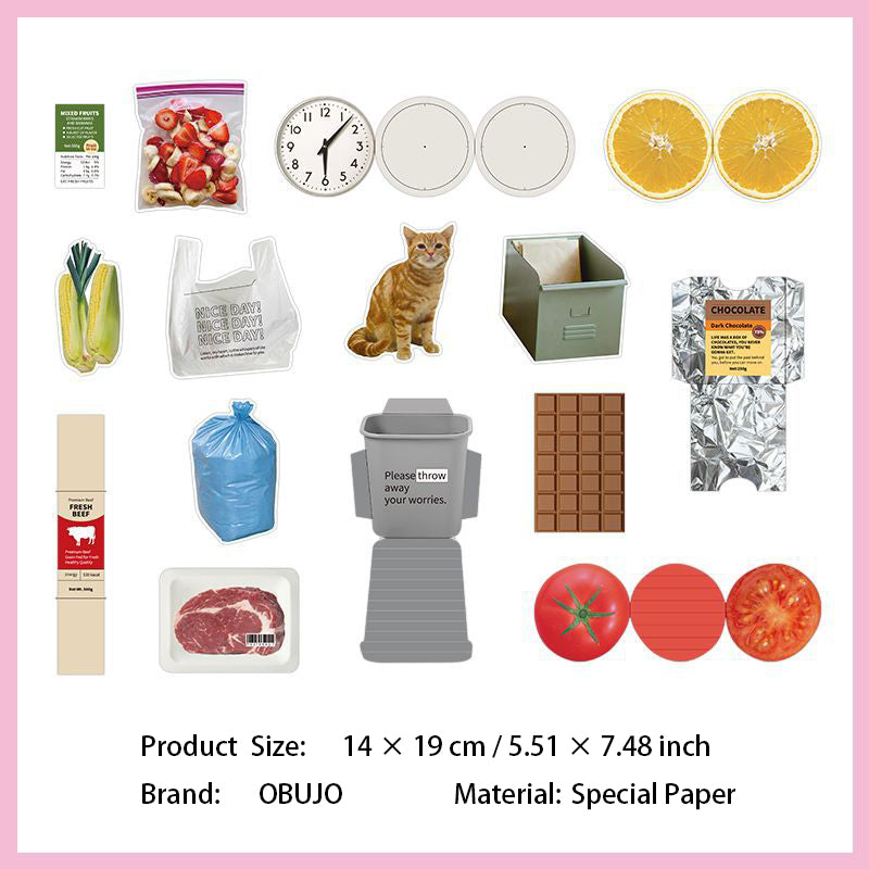 15 Pcs Daily Life Journal Paper HWRC