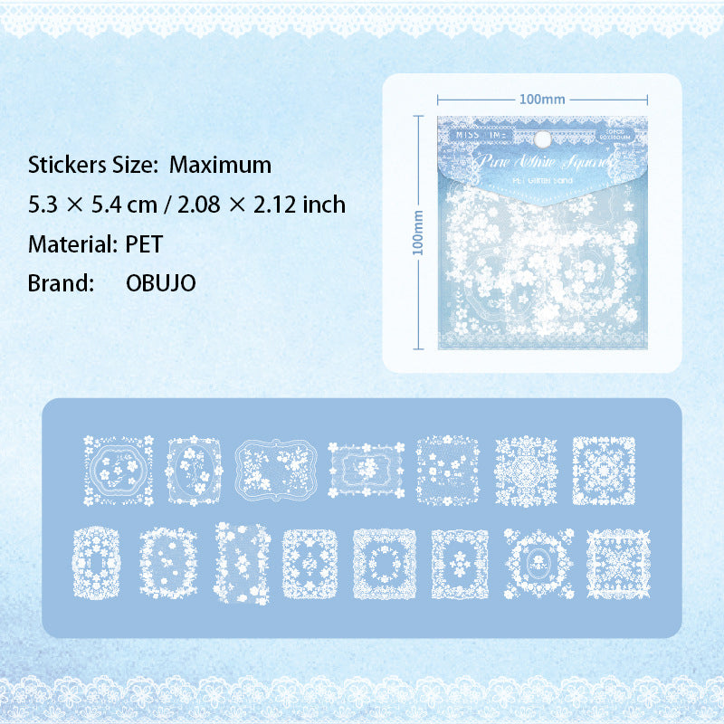 30 Pcs Aesthetic Journal PET Stickers MZXL