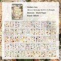25 Sheets Vintage Journal Stickers Book GDSZ