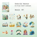 30 Pcs Fantasy Fairy Theme PET Stickers THHX