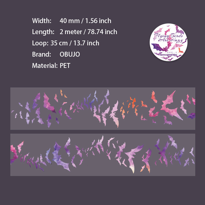 1 Roll Fly Birds PET Tape FNML