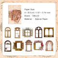10 Pcs Windows Theme Scrapbook Paper JSZC