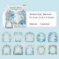 10 Pcs Floral Frame Cardstock Stickers LLJH