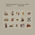 15 Pcs Fantasy PET Stickers FTRJ